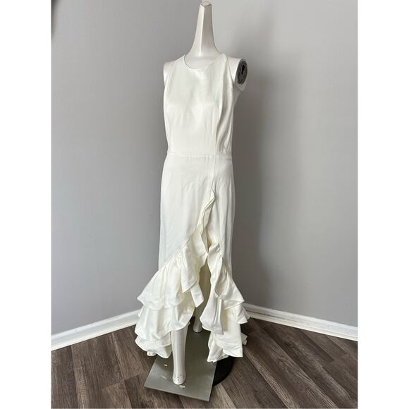 Bronx and Banco Paros Gown in White US 6 $620 - Picture 10 of 13